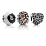 Pandora Silber mit Steine