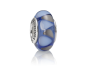 Preview: Pandora Muranoglas Charm Hellblau und Grau 790637